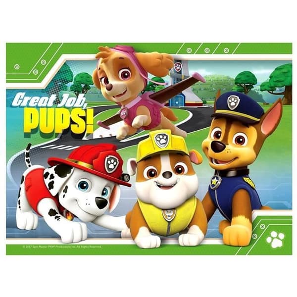 Pussel - RAVENSBURGER - Paw Patrol - 4 i 1 - 12, 16, 20 och 24 bitar - För barn från 3 år