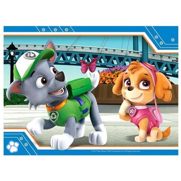 Pussel - RAVENSBURGER - Paw Patrol - 4 i 1 - 12, 16, 20 och 24 bitar - För barn från 3 år
