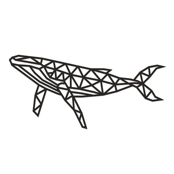 Träväggspussel - Whale 89 Cm