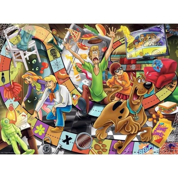 200 bitar XXL-pussel - Ravensburger - Scooby-Doo - Tecknade serier och serier - Gul - Blandat