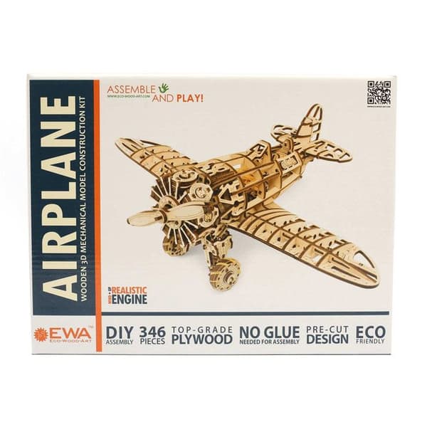 3D trämodell - Flygplan 42 Cm