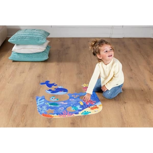 XXL Pussel - Ocean - GOULA - 4 element - 60 x 52 cm - För baby från 24 månader till 2 år