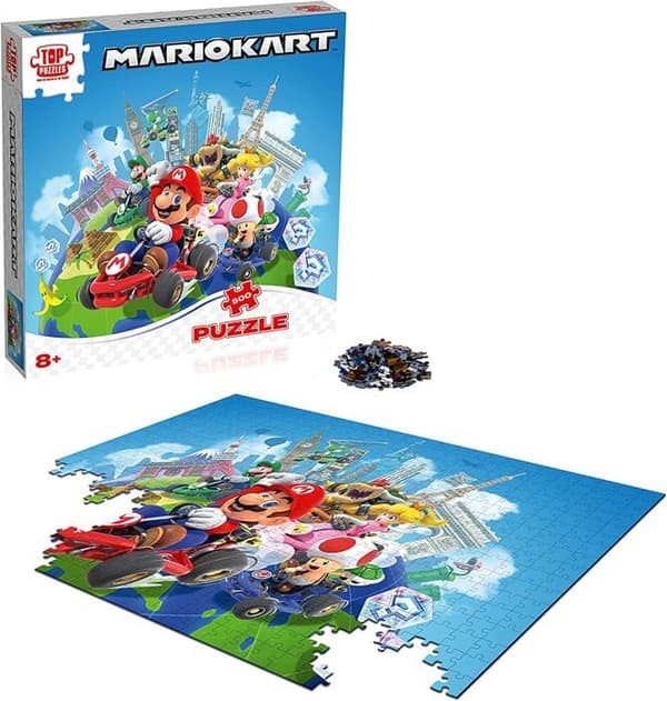 Vinnande drag - Pussel Mario Kart Top Pussel Around The World 500 bitar