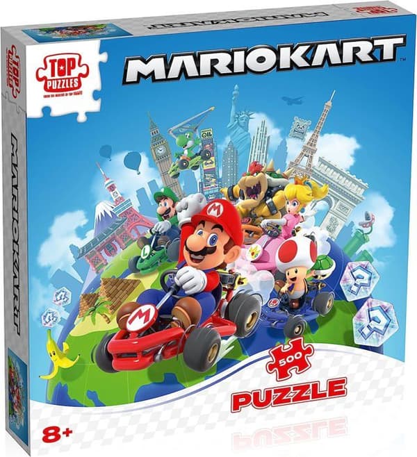 Vinnande drag - Pussel Mario Kart Top Pussel Around The World 500 bitar