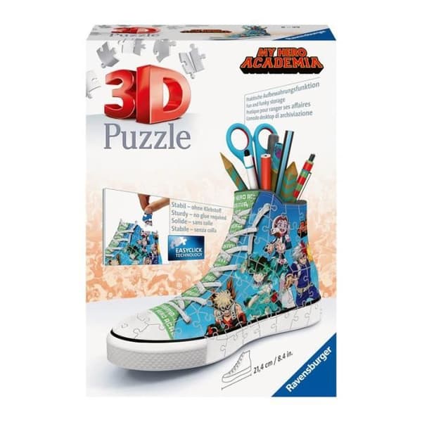 Pussel 3D - RAVENSBURGER - Sneakers My Hero Academia - Vit - 14 år - Blandet