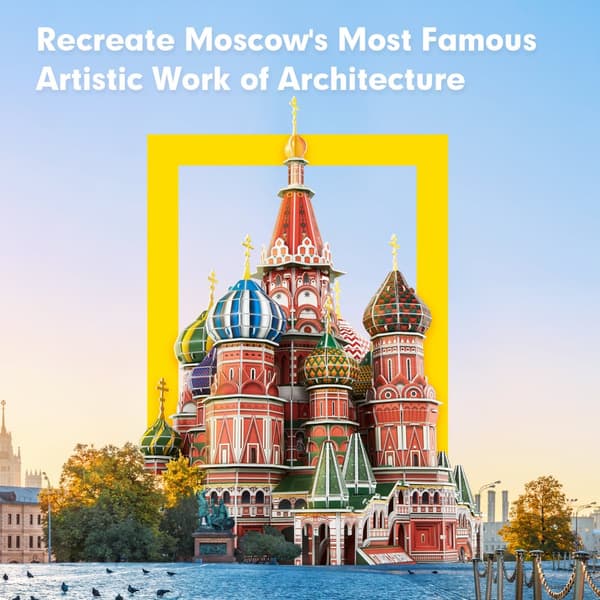 CUBICFUN 3D puzzle NatGeo St. Basil´s Cathedral