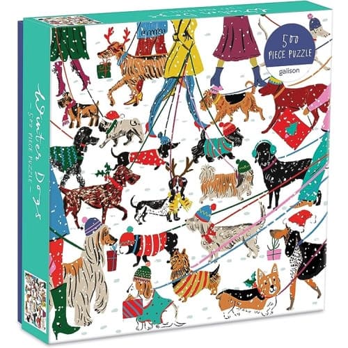 Winter Dogs 500 Piece Puzzle