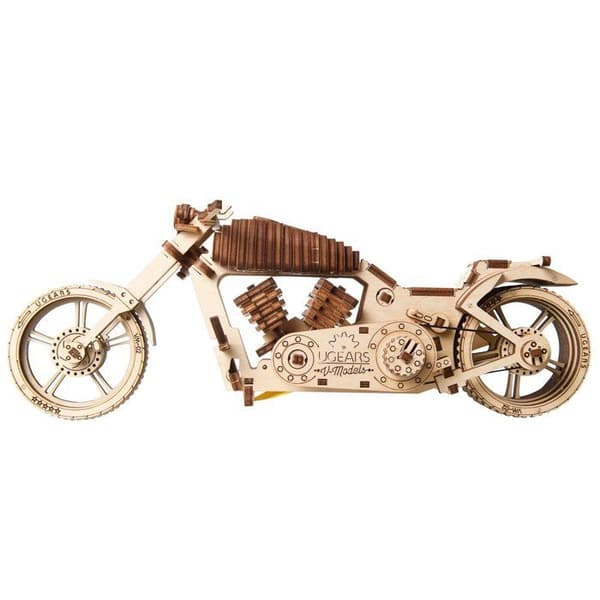 UGears - Bike VM-02 - 189-bitars plywoodpussel för 14-årig pojke