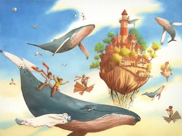 Michele Wilson Pussel - 50 bitars träpussel FANTASTISK ODYSSEY - Flerfärgad