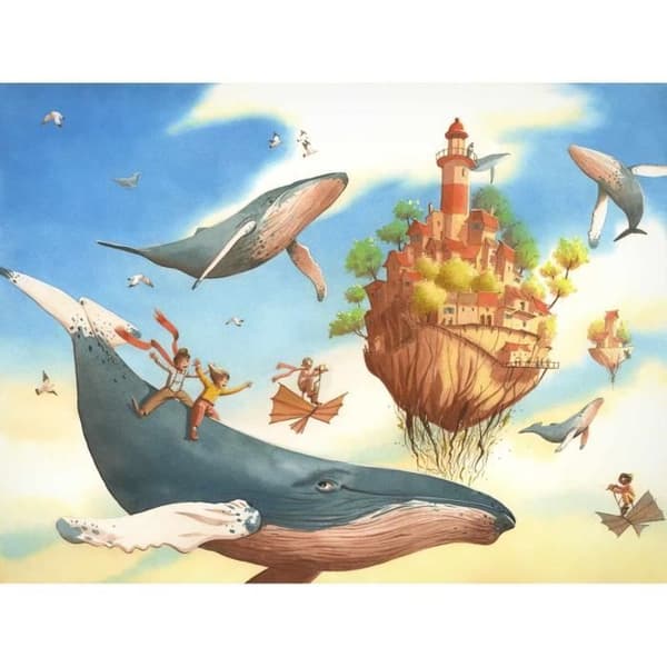 Michele Wilson Pussel - 50 bitars träpussel FANTASTISK ODYSSEY - Flerfärgad