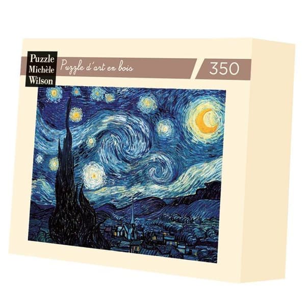 350 bitars konstpussel - Michèle Wilson - Van Gogh: Starry Night - Bilder och målningar - Svårt pussel