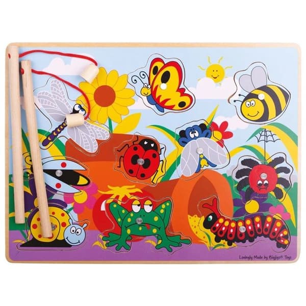 Bigjigs Toys - Magnetiska pusselinsekter - BIGJIGS