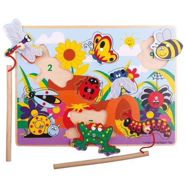 Bigjigs Toys - Magnetiska pusselinsekter - BIGJIGS