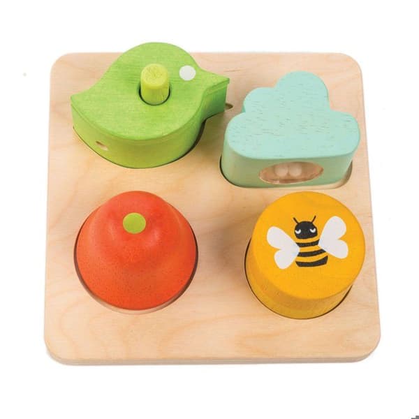 Tender Toys junior träljudpussel - Abstrakt - Mindre än 100 bitar - Flerfärgad