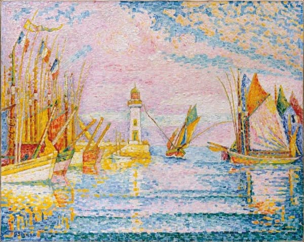 Träkonstpussel - Michele Wilson-pussel - Le Phare de Groix - Målningar och målningar - 250 bitar
