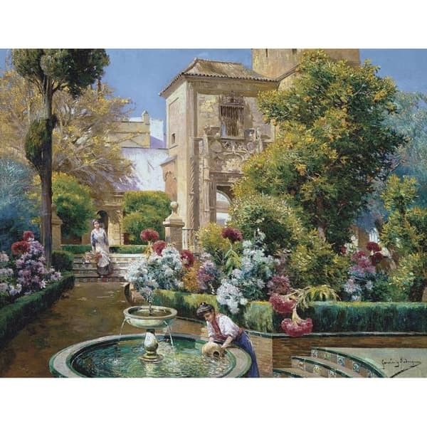 Pussel Michèle Wilson - Fountain of the Alcazar of Rodriguez - WILSON JEUX