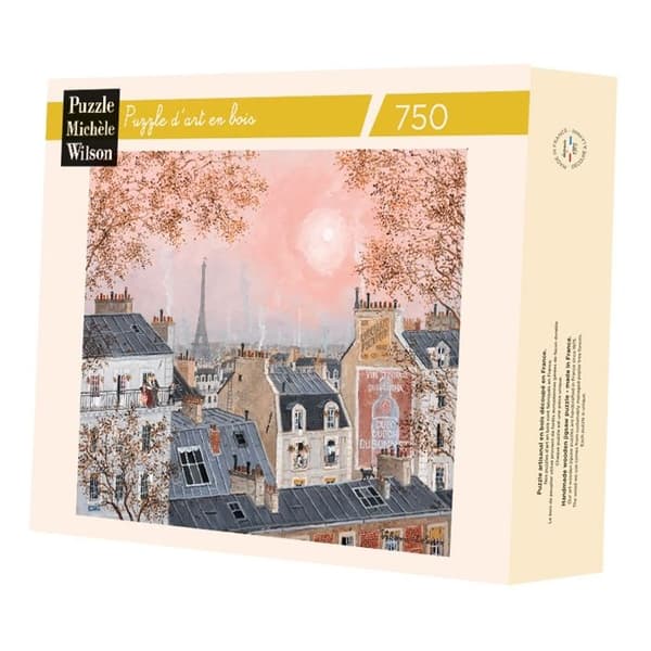 Michèle Wilson Puzzle - Pink Sky in Winter av Delacroix - WILSON JEUX