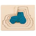 Miniatyrbild 4 av 5: Hape Toys - 5 traktorer i 1 pussel - HAPE