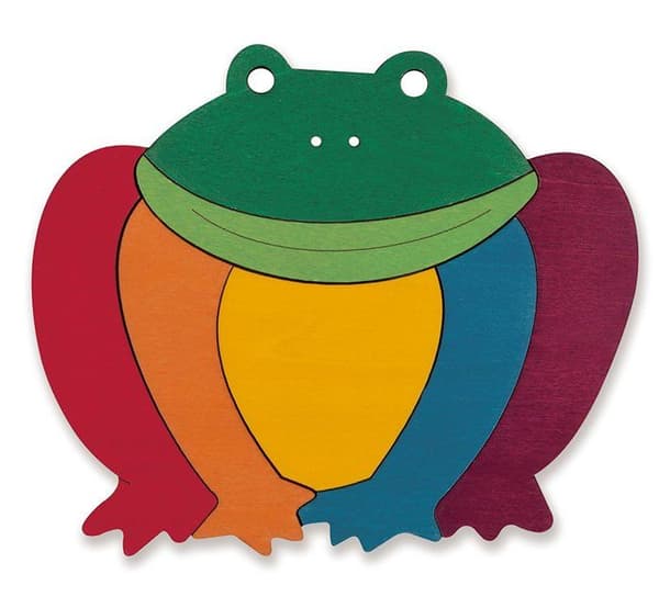 Hape Toys - Pussel - Regnbågsgroda - HAPE