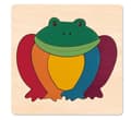 Miniatyrbild 1 av 4: Hape Toys - Pussel - Regnbågsgroda - HAPE
