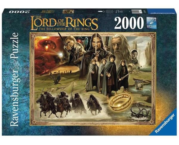 Ravensburger 2000 pusselbitar - Ringens gemenskap / Sagan om ringen - Tecknade serier och serier