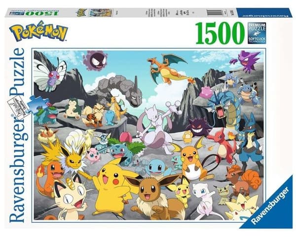 Pokémon Classics 1500 bitars pussel - Ravensburger - Pussel för vuxna från 14 år och uppåt