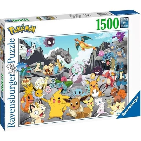 Pokémon Classics 1500 bitars pussel - Ravensburger - Pussel för vuxna från 14 år och uppåt