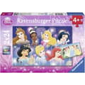 Miniatyrbild 2 av 3: Disney Princesses Pussel 2x24 bitar - Ravensburger - För barn från 4 år och uppåt
