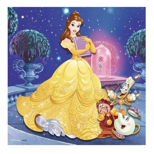 Pussel 49 bitar 3 pussel - Disney Princess