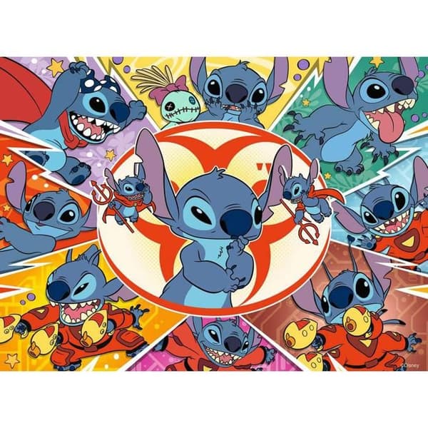 Pussel 100 bitar XXL: I min egen värld, Stitch, Disney