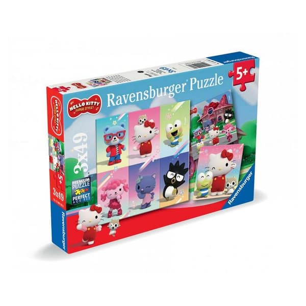 Ravensburger - Hello Kitty Pussel 3x49 st