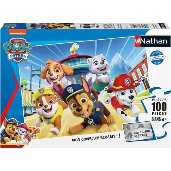 PAW PATROL - Pussel 100 bitar - The Adventures of Paw Patrol - Nathan