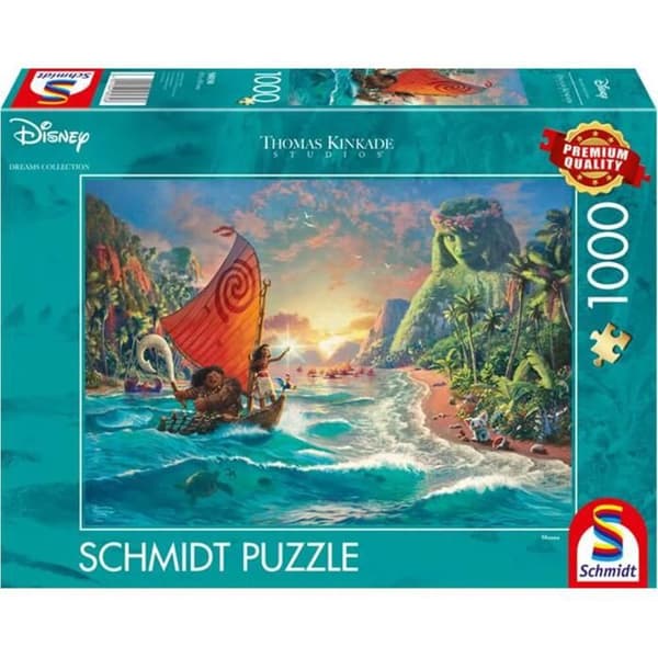 Pussel 1000 bitar: Thomas Kinkade: Vaiana, Disney