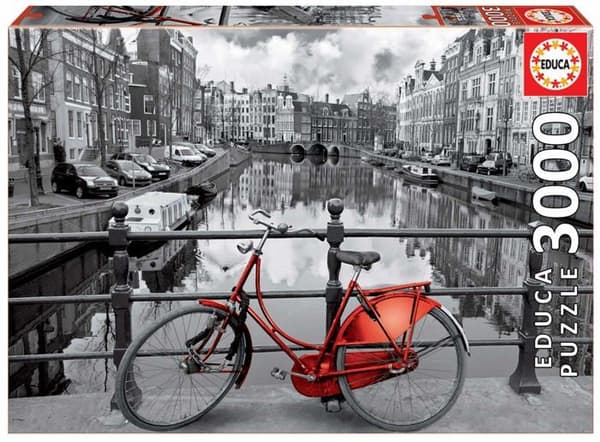 Amsterdam Pussel 3000 bitar - EDUCA - Landskap och natur - Blandat