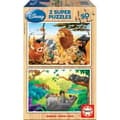 Miniatyrbild 1 av 2: Disney träpussel - Educa - Djur - 50 bitar - För barn från födseln