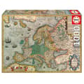 Miniatyrbild 3 av 3: Pusselkarta över Europa - 1000 bitar - Educa varumärke - Resor och karttema