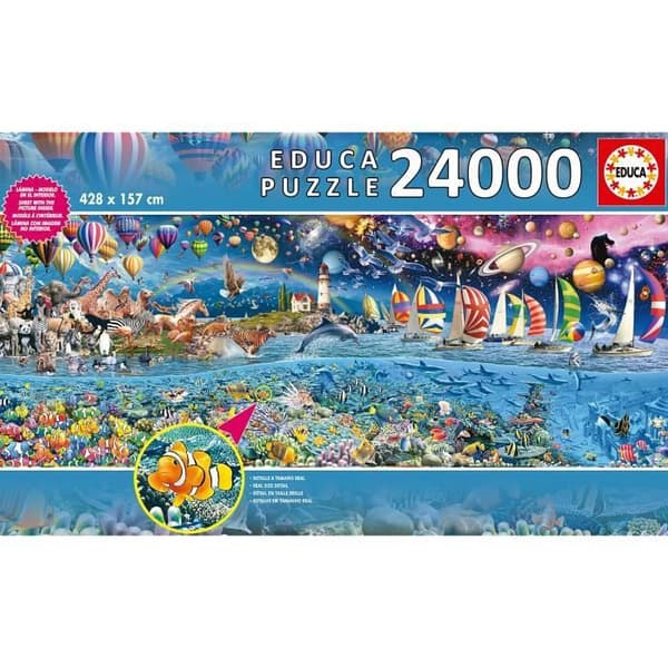 Puzzle Life 24000 bitar - EDUCA - Målningar och målningar - Flerfärgad - Vuxen