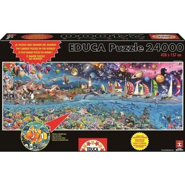Puzzle Life 24000 bitar - EDUCA - Målningar och målningar - Flerfärgad - Vuxen