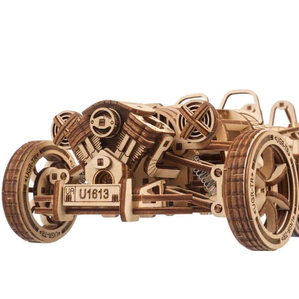 Trehjuling UGR-S - Ugears - 3D träpussel