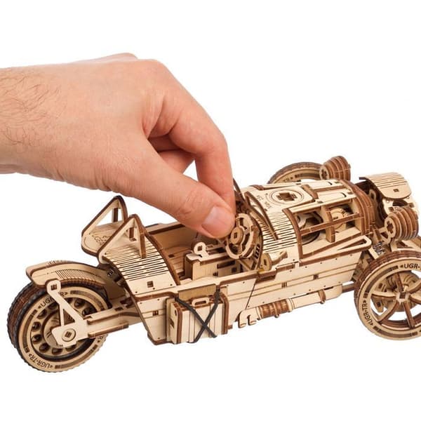 Trehjuling UGR-S - Ugears - 3D träpussel