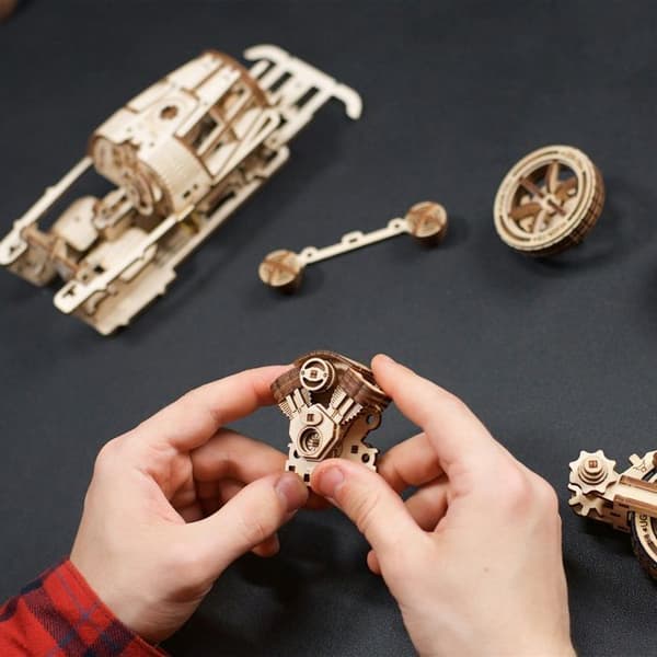 Trehjuling UGR-S - Ugears - 3D träpussel