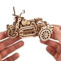 Miniatyrbild 3 av 6: Hagrid's Flying Motorbike™ - Ugears - 3D-träpussel