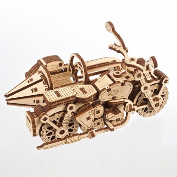 Hagrid's Flying Motorbike™ - Ugears - 3D-träpussel