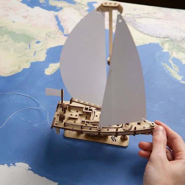 Ocean Beauty Yacht - Ugears - 3D träpussel