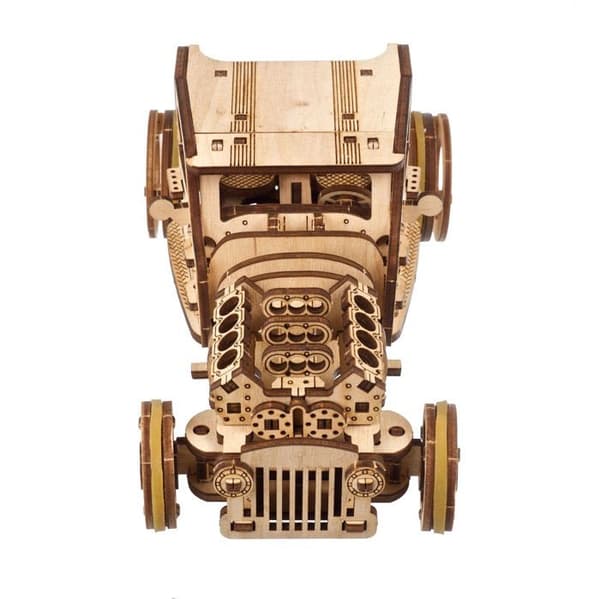Hot Rod Furious Mouse - Ugears - 3D träpussel