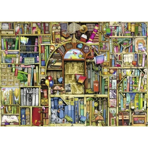 1000 bitars pussel - Ravensburger - Bisarrt bibliotek - Vuxen - Flerfärgat - 1000 bitar