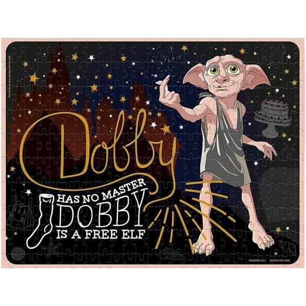 Harry Potter Dobby Pussel 250 st - ASMODEE - Officiellt licensierad - Vit - Interiör