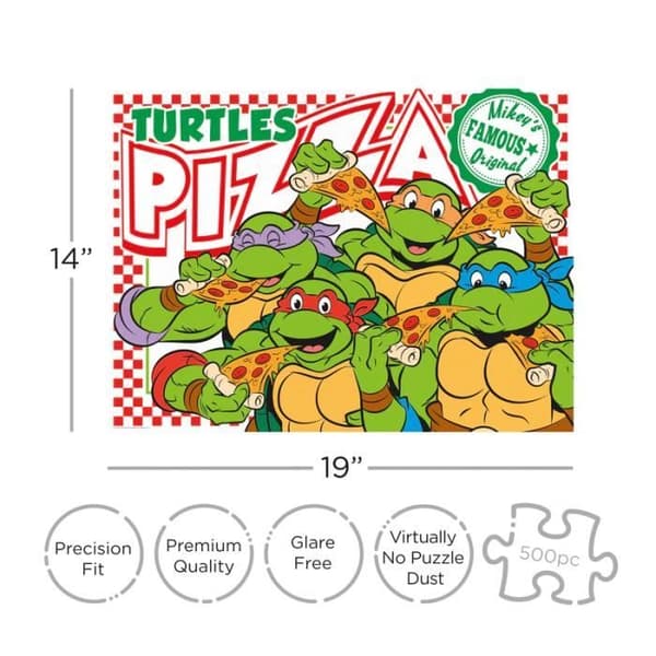 THE NINJA TURTLES (TMNT) - Pizza - Pussel 500P 35x48cm