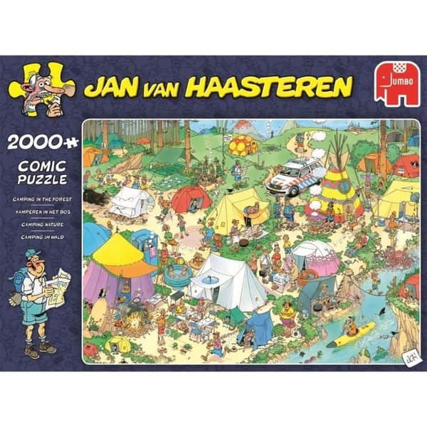 JUMBO 2000 bitars pussel Jan van Haasteren - Flerfärgad - Från 14 år