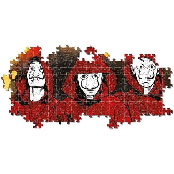 La Casa de Papel Pussel - Clementoni - 250 bitar - För barn från 12 år och uppåt - Tecknad film och serietema